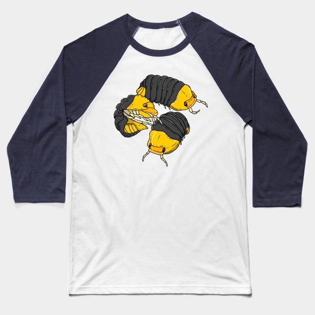 Isopod Rubber Ducky Baseball T-Shirt by Spazzy Newton